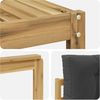 vidaXL Outdoor-Sofagarnitur 9 pcs Weiß und Anthrazit 79 x 79 x 37 cm 3386226 Bild 5