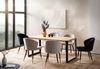 Esszimmertisch 120 x 60 x 76 cm Akazie Massivholz Metall Esstisch Industrial, Küchentisch mit Metallbeinen, Holztisch Klein, Speisetisch Esszimmer Rechteckig Bild 3