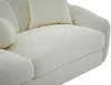 Vente-unique - NAFEKI Sofa Stoff Weiß - B 96 cm x H 78 cm x L 182 cm Bild 4
