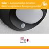 Paulmann 94856 Solar LED Aussenwandleuchte Sorova Bewegungsmelder IP44 3000K Bild 3