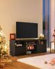 Vasagle TV-Schrank Fernsehtisch mit LED-Beleuchtung, 2 Schränke, 160 cm Bild 2