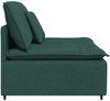 vidaXL Modulares Sofa Mittelmodul mit Kissen Dunkelgrün 100 cm 4104421 Bild 4