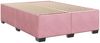 vidaXL Boxspringbett mit Matratze Rosa 160x200 cm Samt 3286365 Bild 5