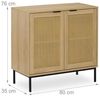 Sideboard mit 2 Rattan-Türen 10050463 Bild 4