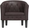 vidaXL Clubsessel Braun Kunstleder 356459 Bild 3