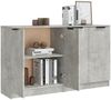 Sideboards 2 Stk Betongrau 60 x 30 x 70 cm Holzwerkstoff [3115775] Bild 5