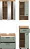 Xonox Scout Badkombination (B/H/T: 112x191x34 cm) in Salbei und Artisan Eiche Nachbildung Bild 3