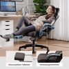 GTPLAYER Gaming-Stuhl Ergonomischer Gaming Sessel Schreibtischstuhl mit Stoffoberfläche (Pacekung), Federsitzkissen Bild 3