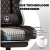 GTPLAYER Gaming-Stuhl Ergonomischer Gaming Sessel Schreibtischstuhl mit Stoffoberfläche (Pacekung), Federsitzkissen Bild 2