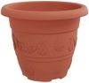 vidaXL Runder Blumentopf 24 pcs Ziegelrot Ø 22 x 18 cm Kunststoff 42020289 Bild 5