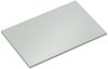 Dekor Spanplatte 19mm Tischplatte grau melaminharzbeschichtet mit ABS Kante Umleimer - Größe 120 x 50 cm - Höhe 1,9 cm - Farbe Lichtgrau Bild 2