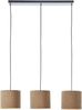 BRILLIANT mit Cord-Lampenschirm, 150 x 94 x 23 cm, 3x E27, kürzbar, Textil, grau mit Cord-Lampenschirm, 150 x 94 x 23 cm, 3x E27, kürzbar, Textil, grau Bild 3