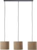 BRILLIANT mit Cord-Lampenschirm, 150 x 94 x 23 cm, 3x E27, kürzbar, Textil, grau mit Cord-Lampenschirm, 150 x 94 x 23 cm, 3x E27, kürzbar, Textil, grau Bild 2