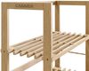 Casaria Standregal Badregal Öland Holz 5 Fächer 2er Set Bild 4