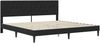 vidaXL Bettrahmen mit Kopfteil Schwarz 200 x 200 cm Samt 42027689 Bild 3