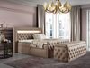 Polsterhocker mit Stauraum ERNESTO 140x50x45 cm Elisa Velvet Beige Bild 4