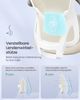 SONGMICS Bürostuhl ergonomisch, Schreibtischstuhl, Computerstuhl, verstellbare Lenden- und Kopfstütze, bis 150 kg belastbar, höhenverstellbar, sandbeige Bild 4