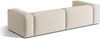 Micadoni Sofa Nuria 5-Sitzer Samt Beige Bild 3