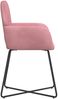 vidaXL Esszimmerstühle 4 pcs Samt (V) Rosa 55 x 50 x 84 cm 3428376 Bild 4