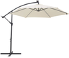 Sonnenschirm LED Solar Beleuchtung ⌀ 285 cm beige CORVAL Bild 5