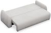 Selsey 'Nubelle' Sofa 3-Sitzer mit Schlaffunktion & Stauraum, Chenille, hellgrau Bild 4