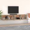 vidaXL Wandschränke 2 Stk. Sonoma-Eiche 100x36,5x35 cm Holzwerkstoff 3115670 Bild 3