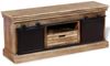 vidaXL TV-Schrank mit 2 Schiebetüren Massivholz Mango 110x30x45 cm 244019 Bild 4