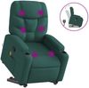 vidaXL Massagesessel mit Aufstehhilfe Dunkelgrün Stoff 3204614 Bild 2