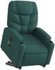 vidaXL Massagesessel mit Aufstehhilfe Dunkelgrün Stoff 3204614 Bild 3