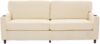 LVHOM 2-Sitzer Sofa mit USB&LED, Zweier Polstersofa Chenille Bezug, Loveseat mit Getränkehaltern, Doppelsofa Stoffsofa Loungesofa, Beige Bild 2