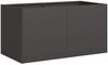 vidaXL Pflanzkübel Schwarz 80x40x40 cm Kaltgewalzter Stahl 860668 Bild 2