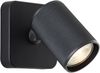 Brilliant Marty LED Wandspot - Schwenkbarer GU10 Wandstrahler, dimmbar bei warmweißem Licht, inkl. LED Leuchtmittel, 345 Lumen, sand schwarz Bild 3