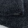 Runder Soft-Shaggy Teppich FLUFFY ANTHRAZIT 200 X 200cm Bild 3