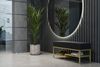 AX LIVING Sitzbank mit Schuhablage Shelie 100 cm – Schwarz, Gold-Metallgestell Bild 2