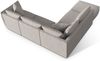 Micadoni Modulares Ecksofa Chris 4-Sitzer Links Strukturierter Stoff Natur Bild 4