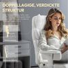 Dowinx Gaming-Stuhl Bürostuhl Ergonomisch mit Taschenfeder-Kissen (Packung), Chefsessel mit weiche Rückenlehne und verstellbare Lendenkissen Bild 2