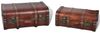 vidaXL Dekokoffer aus Holz 2 Stk. Retro-Stil Braun 240575 Bild 4