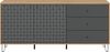 Sideboard (B/H/T: 169x76x40 cm) in Artisan Oak Nachbildung und anthrazit matt Bild 2