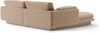 Micadoni Ecksofa Torino 3-Sitzer Rechts Samt Sand Bild 3