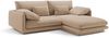 Micadoni Ecksofa Torino 3-Sitzer Rechts Samt Sand Bild 2