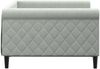 vidaXL Tagesbett Hellgrau 100x190 cm Samt 354262 Bild 4