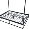 Himmelbett Kristianstad mit Matratze 140x200 cm Schwarz [en. casa] Bild 4