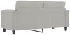 vidaXL 2-Sitzer-Sofa Hellgrau 140 cm Mikrofasergewebe 359562 Bild 5