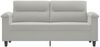 vidaXL 2-Sitzer-Sofa Hellgrau 140 cm Mikrofasergewebe 359562 Bild 3