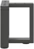 vidaXL Couchtischbeine T-Form 2 Stk. Anthrazit 30x25x(30-31) cm Stahl 4013002 Bild 3
