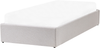 Bett mit Stauraum DINAN 90 x 200 cm Stoff Hellgrau Bild 5