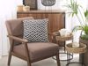 Kissen 2er Set Geometrisches Muster SALIZAR Baumwolle 45 x 45 cm Schwarz Bild 3