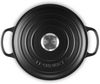 Le Creuset Sauteuse Bräter rund Signature 24 cm Schwarz - Schwarz - 20 bis 24 cm Bild 3