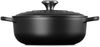 Le Creuset Sauteuse Bräter rund Signature 24 cm Schwarz - Schwarz - 20 bis 24 cm Bild 2