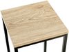 Blumentisch >52568< in eiche, schwarz, MDF, Metall - 23x67x23cm (BxHxT) Bild 5